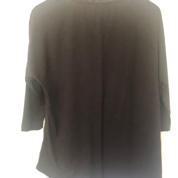 Desigual NWT 3/4 sleeve asymmetrical top XL - Picture 4 of 4